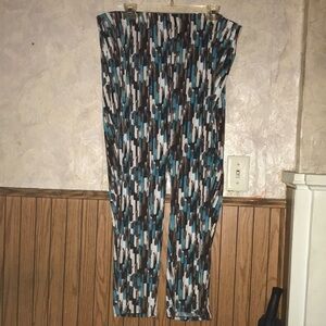 Multi color easywear pull on chicos pants (3)